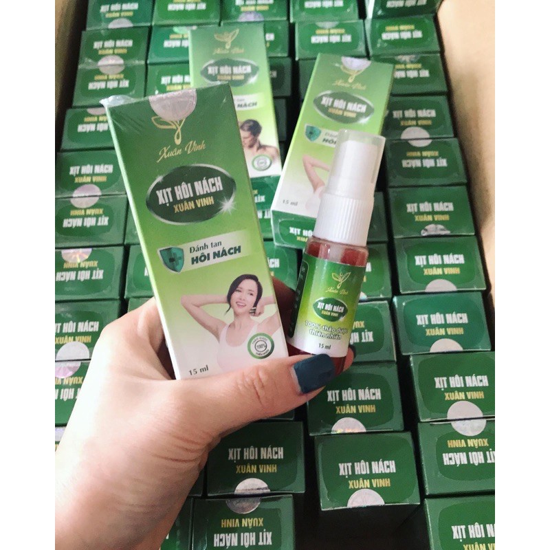 Xịt khử mùi hôi nách xuân vinh 20ml_Khử mùi hôi cơ thể, ngăn ngừa mồ hôi và không gây ố vàng áo,không thâm nách.