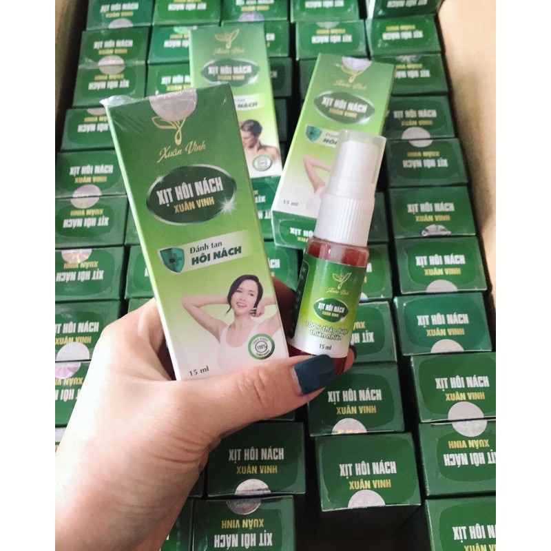 Xịt khử mùi hôi nách xuân vinh 20ml_Khử mùi hôi cơ thể, ngăn ngừa mồ hôi và không gây ố vàng áo,không thâm nách.