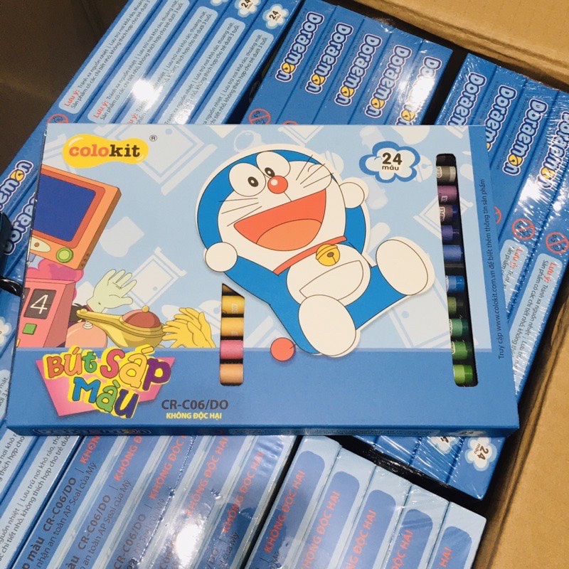 Bút Sáp 24 màu TL Doraemon CR-C06/DO