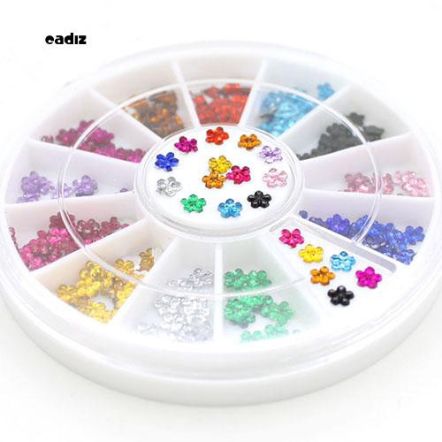 [Hàng mới về] Hộp đá trang trí móng tay lấp lánh nhiều màu sắc xinh xắn