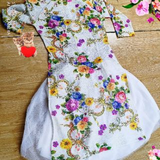 Áo dài cách tân chất ren lua