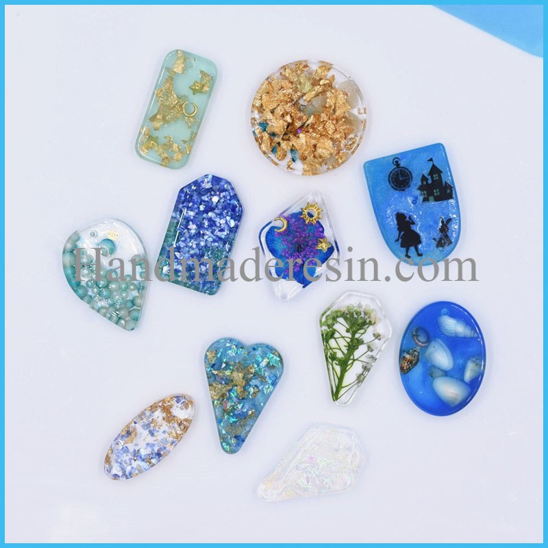 Khuôn silicon - Bảng khuôn mặt dây chuyền hình học