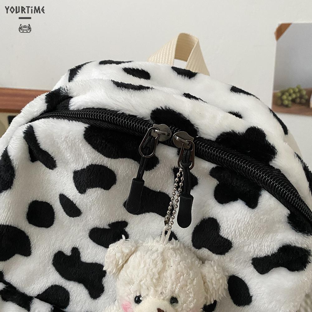 Ba Lô Học Sinh In Hình Bò Sữa Đáng Yêu