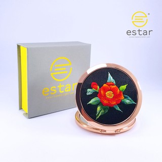 Quà Tặng Sinh Nhật Bạn Gái, Gương Thêu Tay, Gương Mini - Tặng 1 Bộ Thiệp Giấy Xoắn Siêu Chất