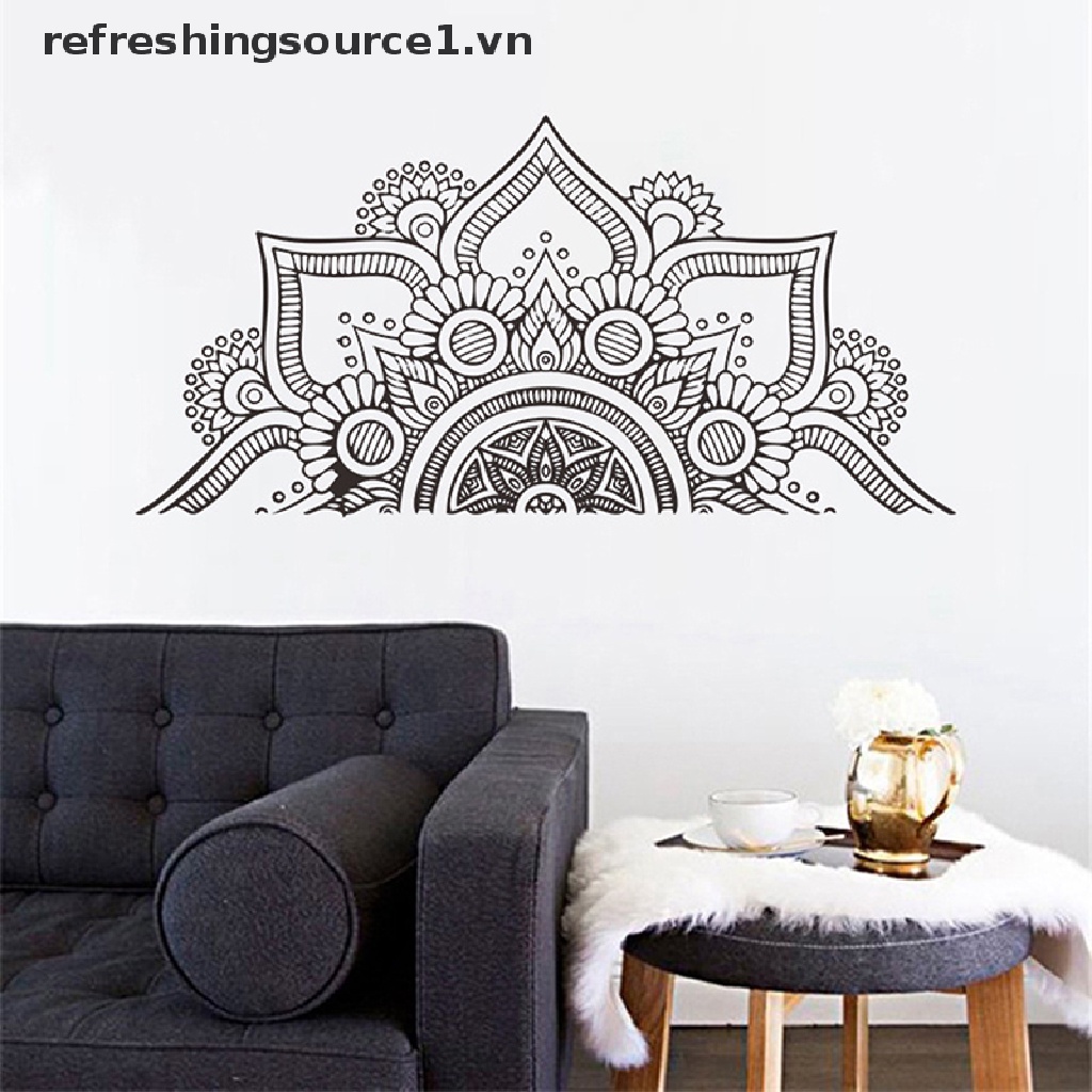 {HOT} Mandala Wall Sticker Art Decals Room Decoration Meditation Home Decor Wall paper {refreshingsource1.vn}