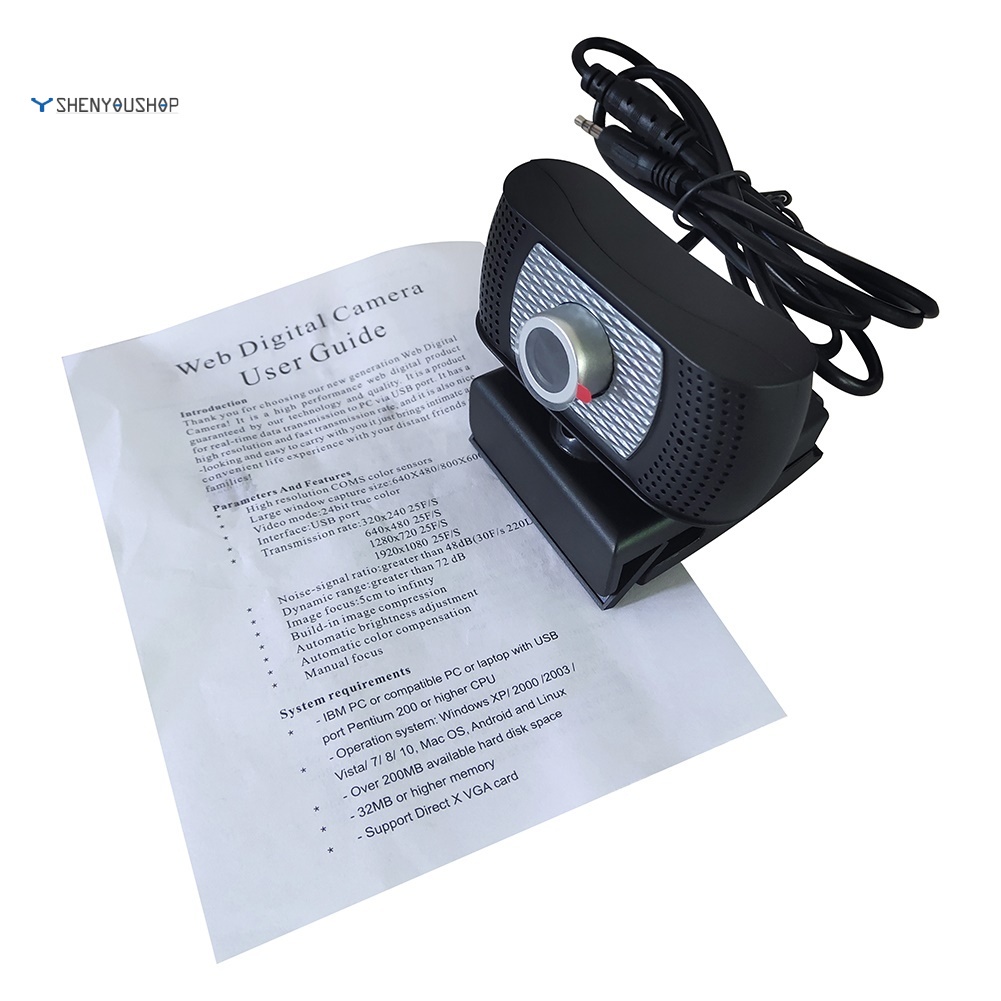 Webcam USB 2.0 720P kèm micro cho máy tính | BigBuy360 - bigbuy360.vn