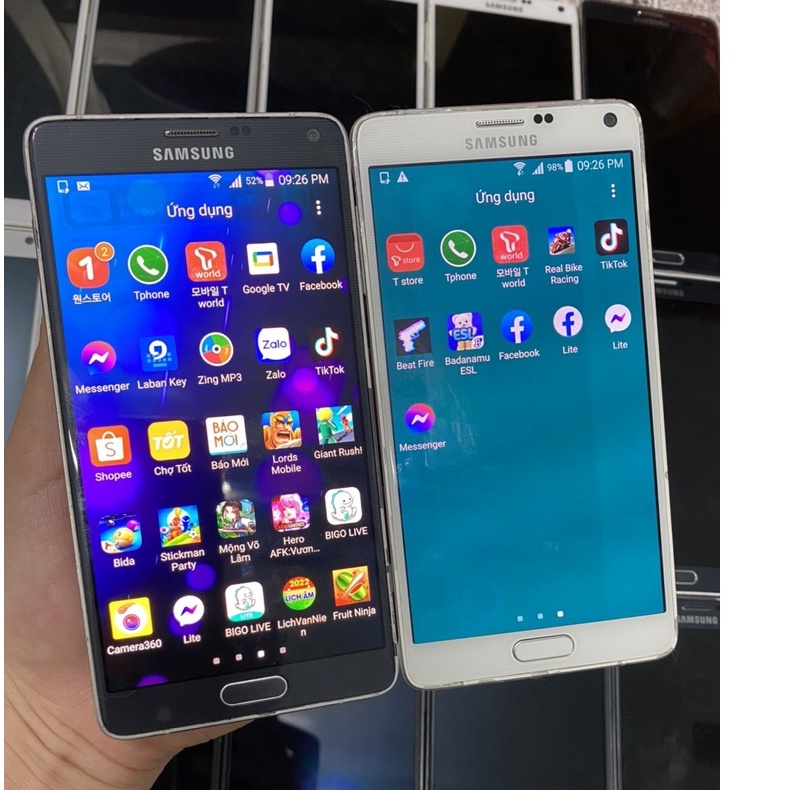 Điện thoại Samsung Galaxy Note 4-1Sim Ram3/32G Chữa Cháy Máy Màn Hình Ám Giá Rẻ