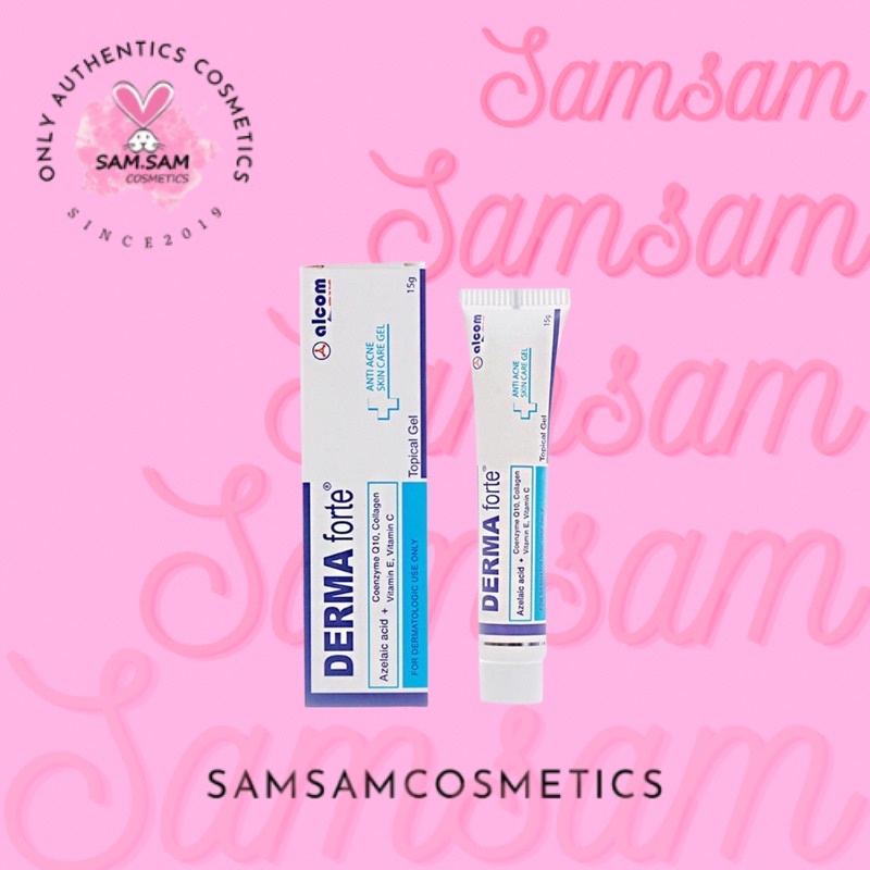 Gel Mờ Thâm Mụn Giảm Viêm Gamma Chemicals Derma Forte 15g