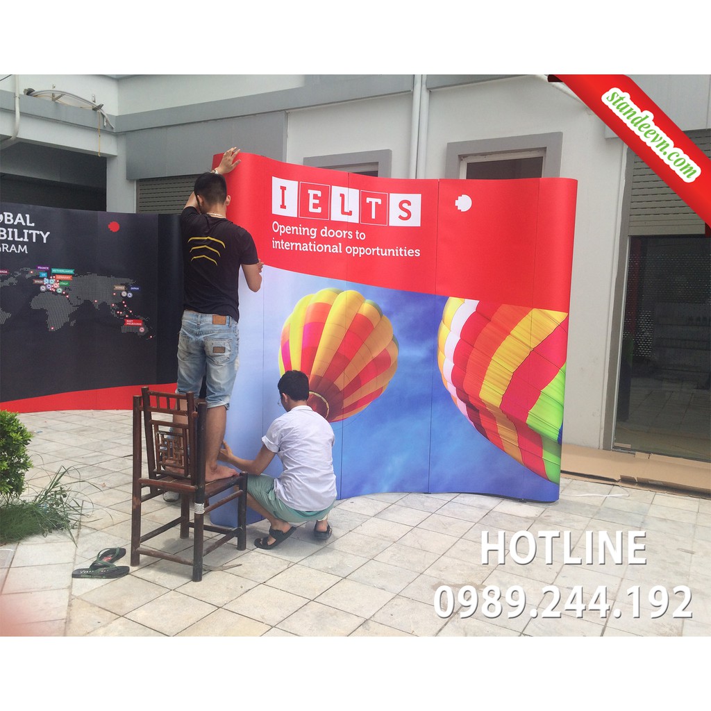 Backdrop di động, backdrop mạng nhện, backdrop sự kiện