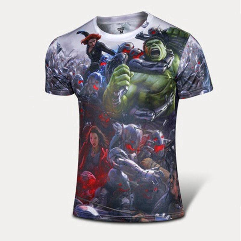 Áo Thun Thể Thao Siêu Anh Hùng The Avengers