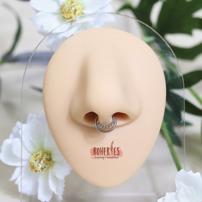 Boheries/Khuyên tai cho Daith, khuyên Septum vách ngăn mũi thép y tế không gỉ