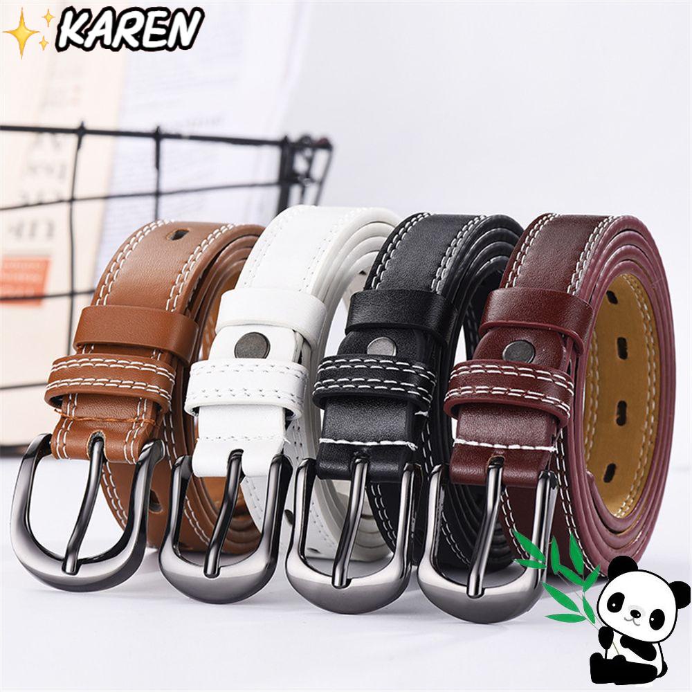 Thắt Lưng Khóa Kim Loại Thời Trang Cho Nữ