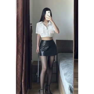 Áo Sơ Mi CropTop