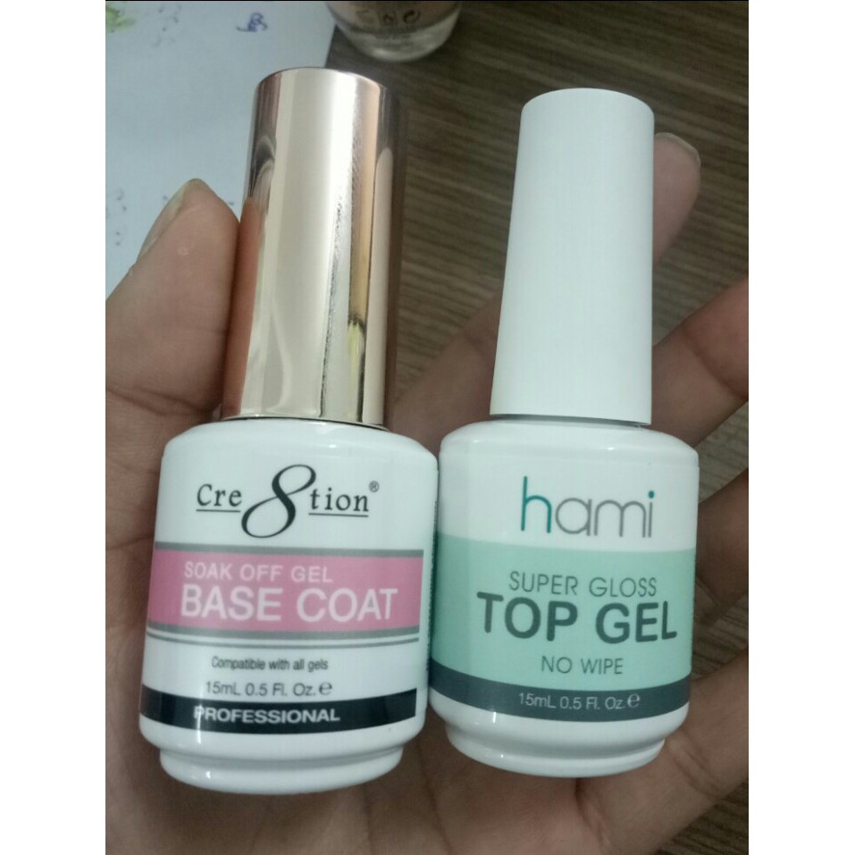 Cặp base - top gel no clear của Mỹ