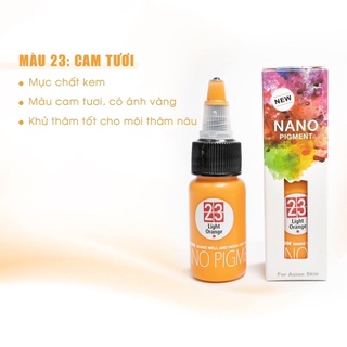 Mực Phun Mày Môi Nano Bella