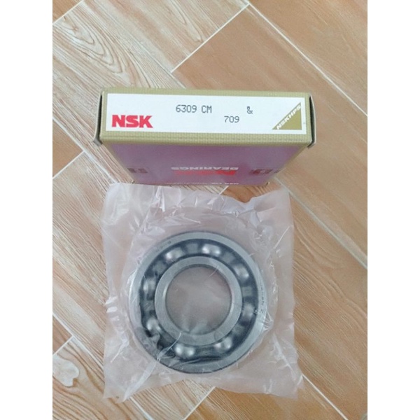 vòng bi, bạc đạn 6309 không nắp su, kích thước 45*100*25