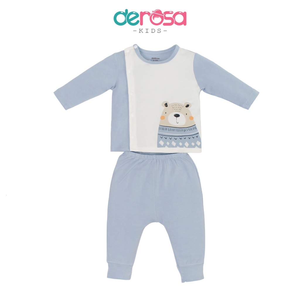 Quần áo trẻ em bộ dài tay thu đông sơ sinh DEROSA KIDS (0 - 6 tháng) BB109-110
