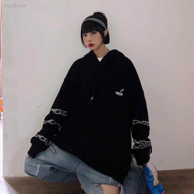 Áo Hoodie Dáng Rộng Thời Trang Mùa Thu 2020 Cho Nữ