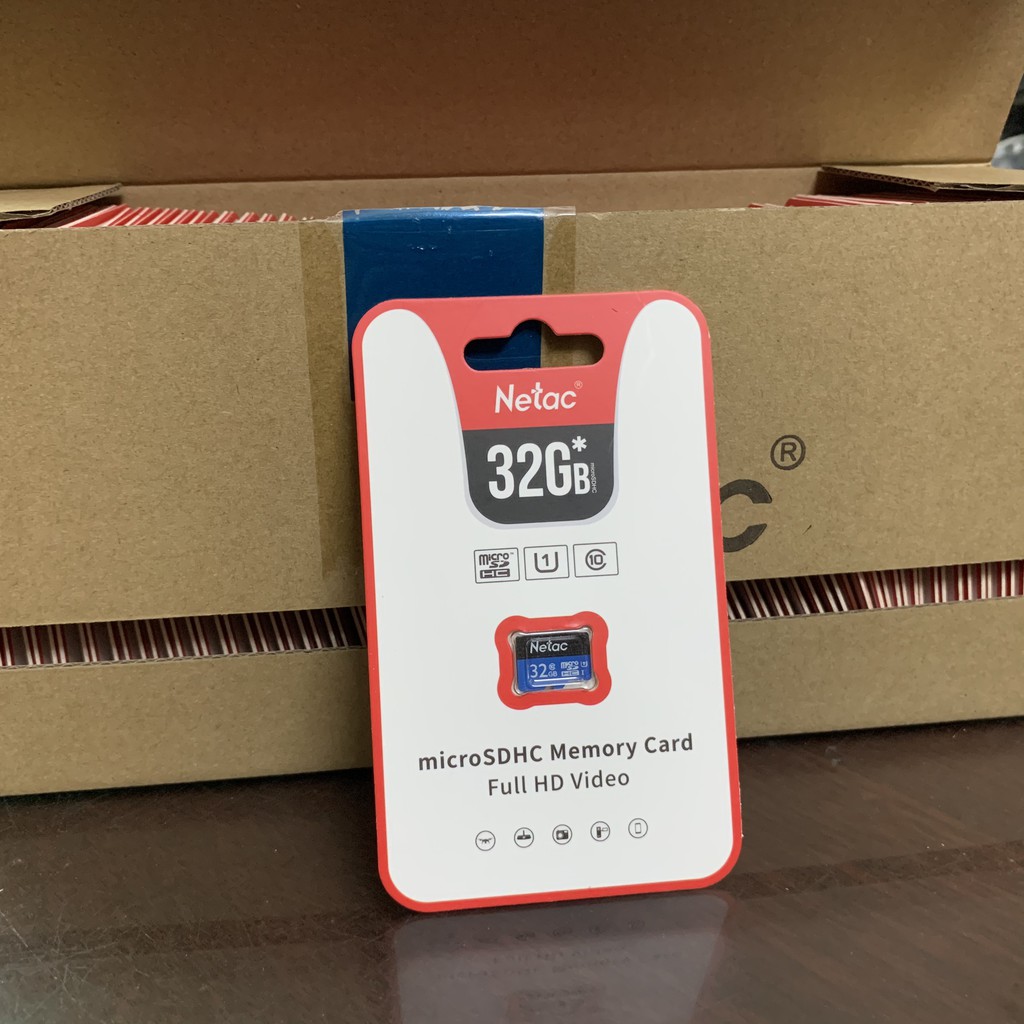 Thẻ nhớ Micro SD Netac 32G Class 10 U1 (P500-MicroSD-32GB-U1) Chính Hãng