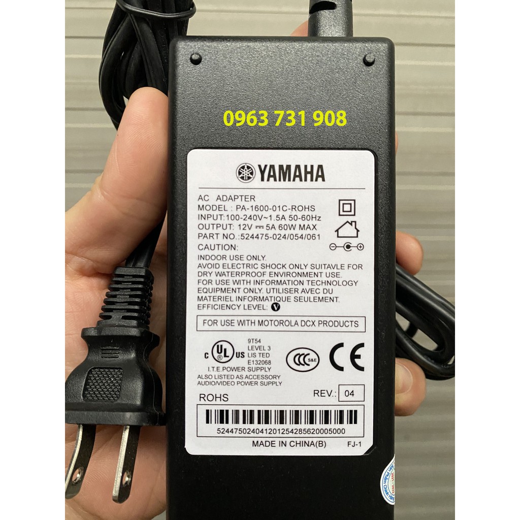 Adapter-nguồn đàn Yamaha 12V 5A