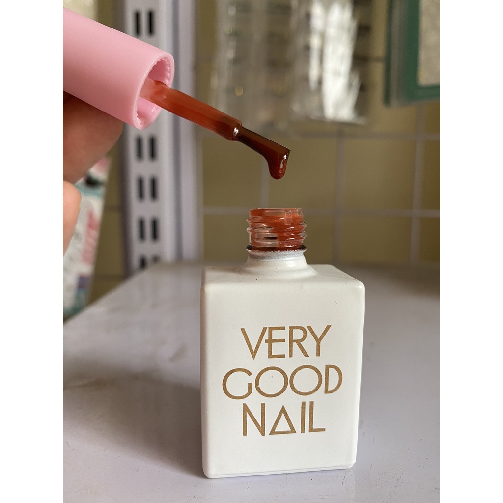 Sơn gel hàn quốc , Sơn móng tay gel thạch cam đất very good nail 15ml