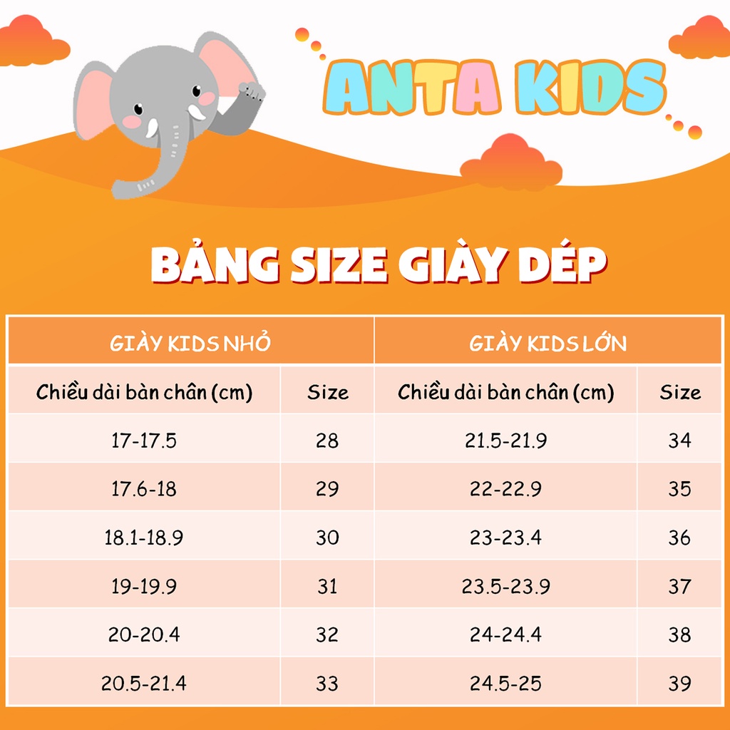 Giày thời trang bé gái thương hiệu Anta Kids W322138889