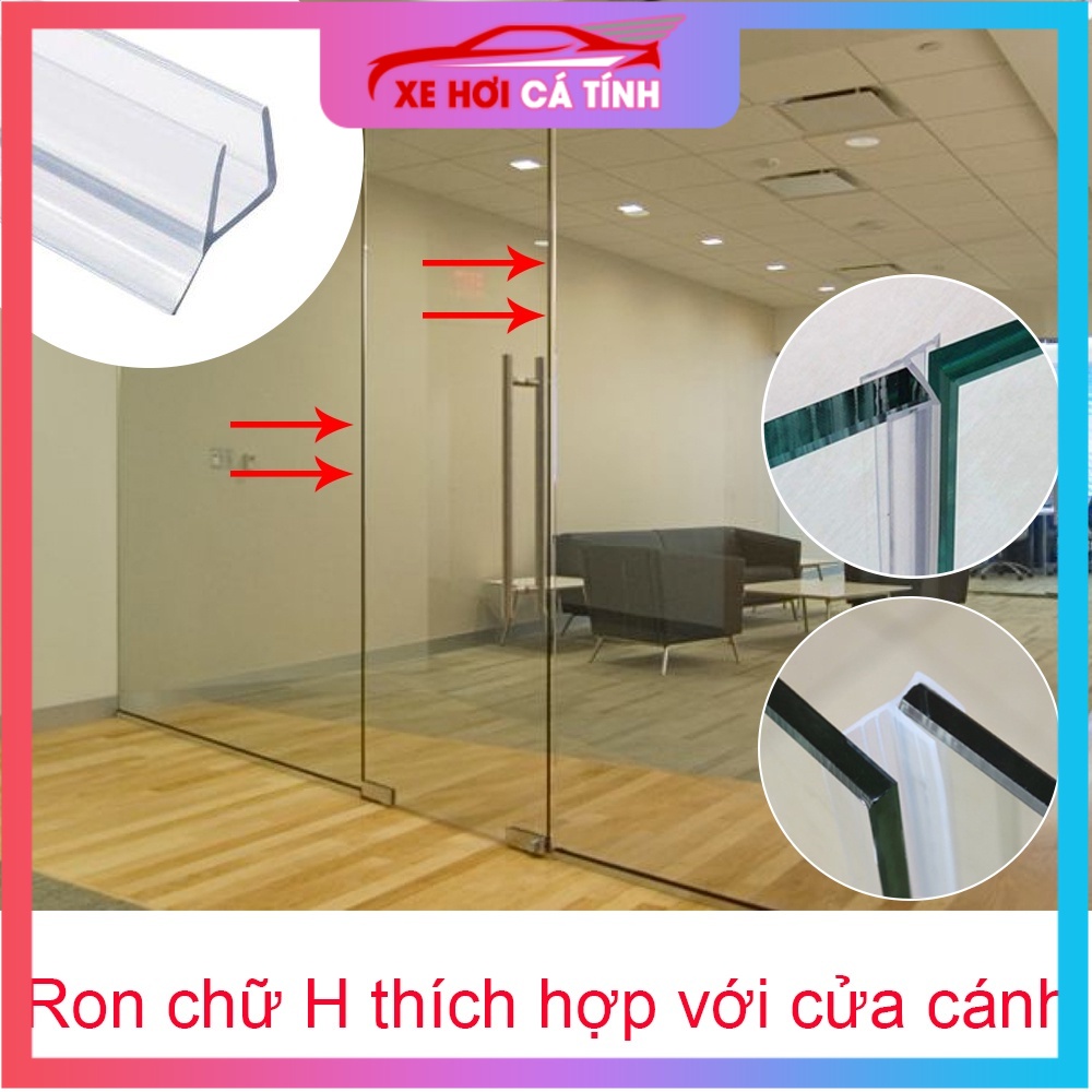 Combo 2.2m Gioăng chữ H chắn nước cabin tắm Hiwin SP-053-2.2
