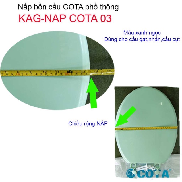 Nắp bồn cầu COTA , bệ ngồi bồn cầu COTA
