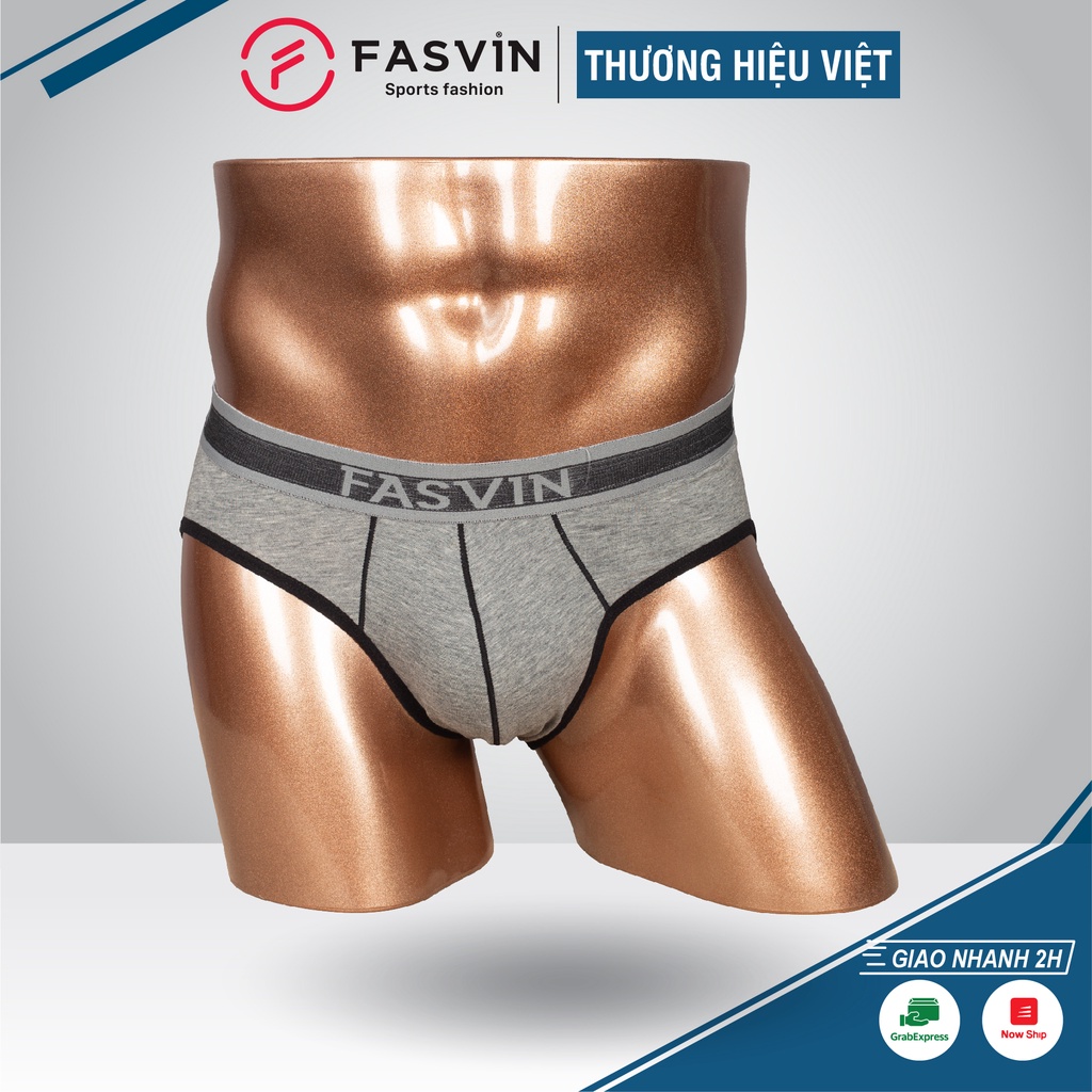 Quần lót nam fasvin MSV07.HN vải cotton chun dày dặn mềm mại co giãn dễ chịu