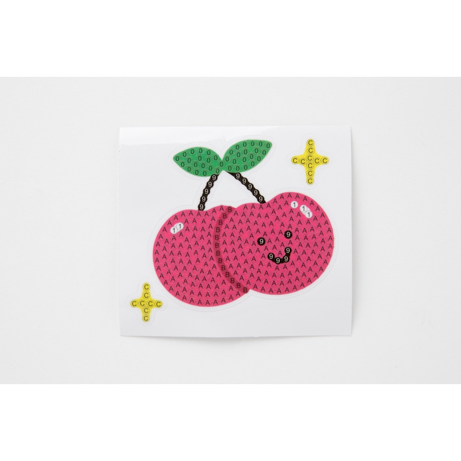 Sticker Đính Đá ARTBOX Hàn Quốc Hình Quả Anh Đào DIY