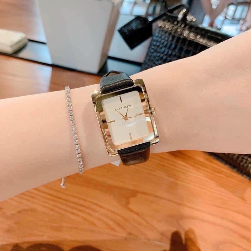 Đồng hồ ANNE KLEIN model AK/2706CHBK dây da dành cho nữ