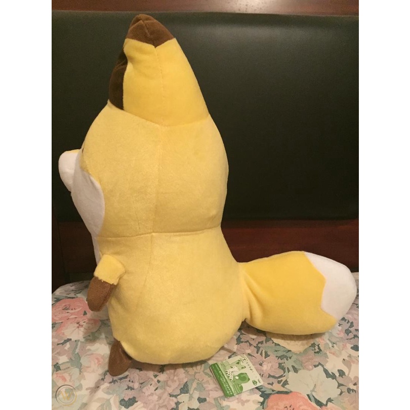 Gấu bông cáo chồn BANPRESTO Tanuki To Kitsune Picnic Fox with Riceball Plush Toreba chính hãng Nhật Bản