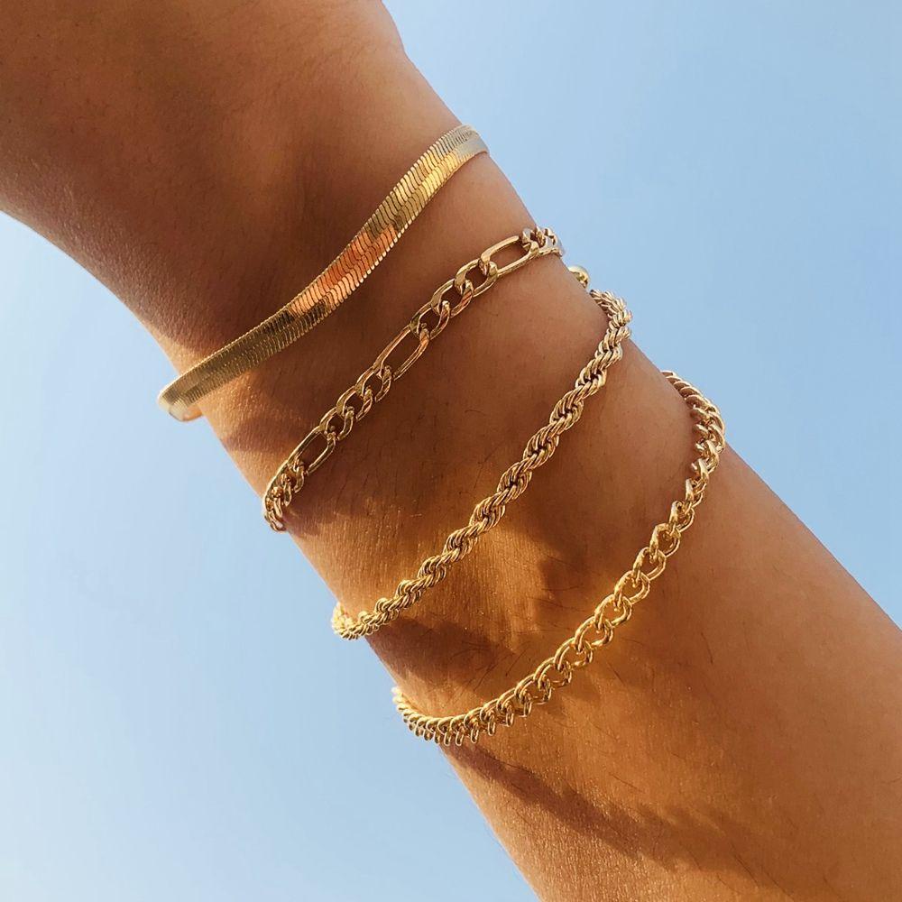 Set 6 / 4 Vòng Tay Nhiều Lớp Phong Cách Boho Hàn Quốc Thời Trang Mùa Hè Cho Nữ