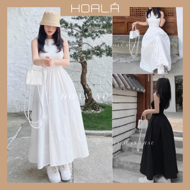 Đầm Trơn Maxi Phong Cách Sang Chảnh Hàng Chuẩn QC D98