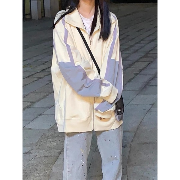 [order] Áo khoác vàng kem ( có fback + bảng size cuối)