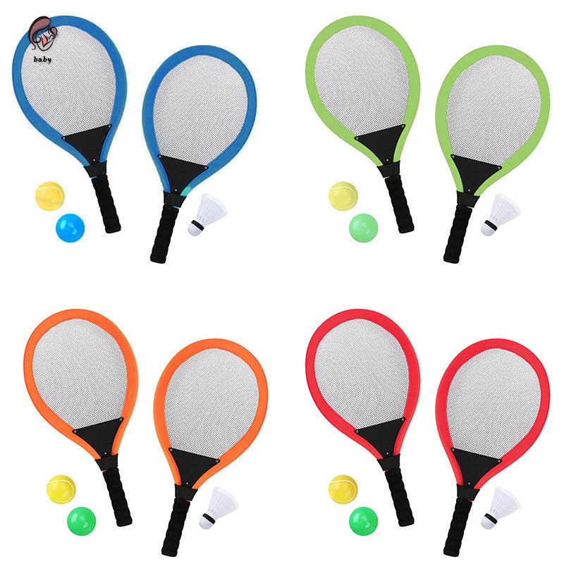 Bộ Vợt Đánh Tennis Plus 2 Quả Cầu Lông Cho Bé