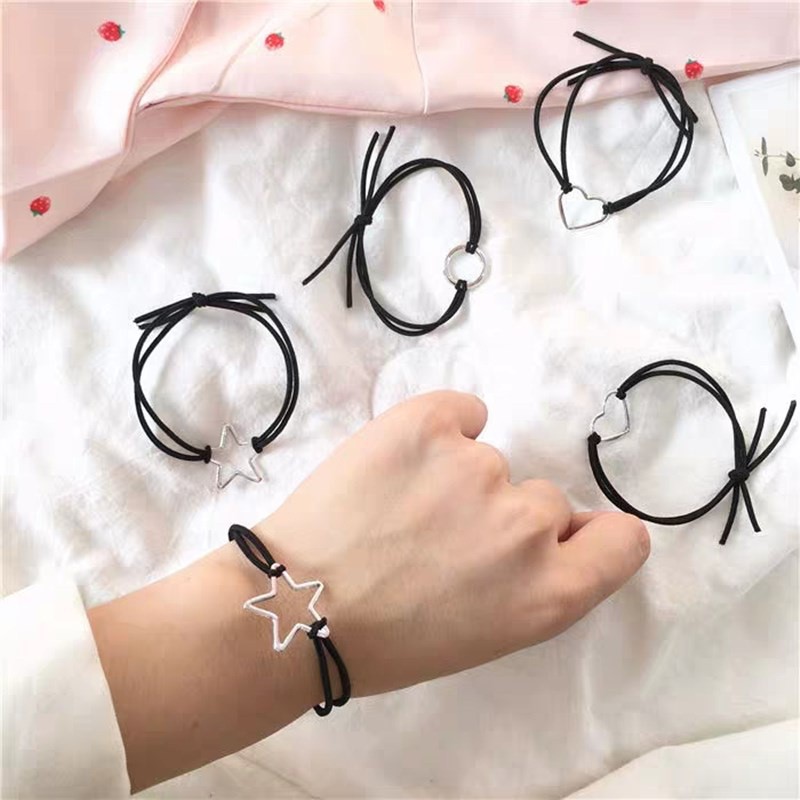 Dây buộc tóc GALANO chun buộc tóc nhiều màu phong cách Hàn Quốc họa tiết sao xinh xắn FAH-001331