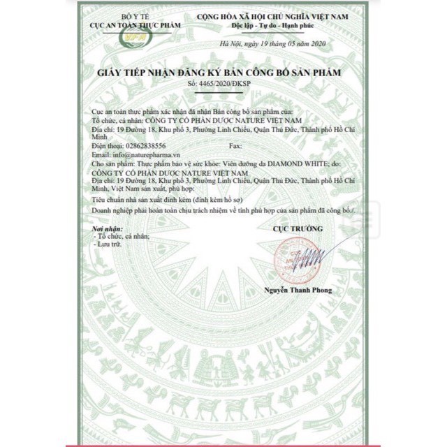 Diamond White viên trắng da phiên bản mới 2020 ngọc trinh | BigBuy360 - bigbuy360.vn