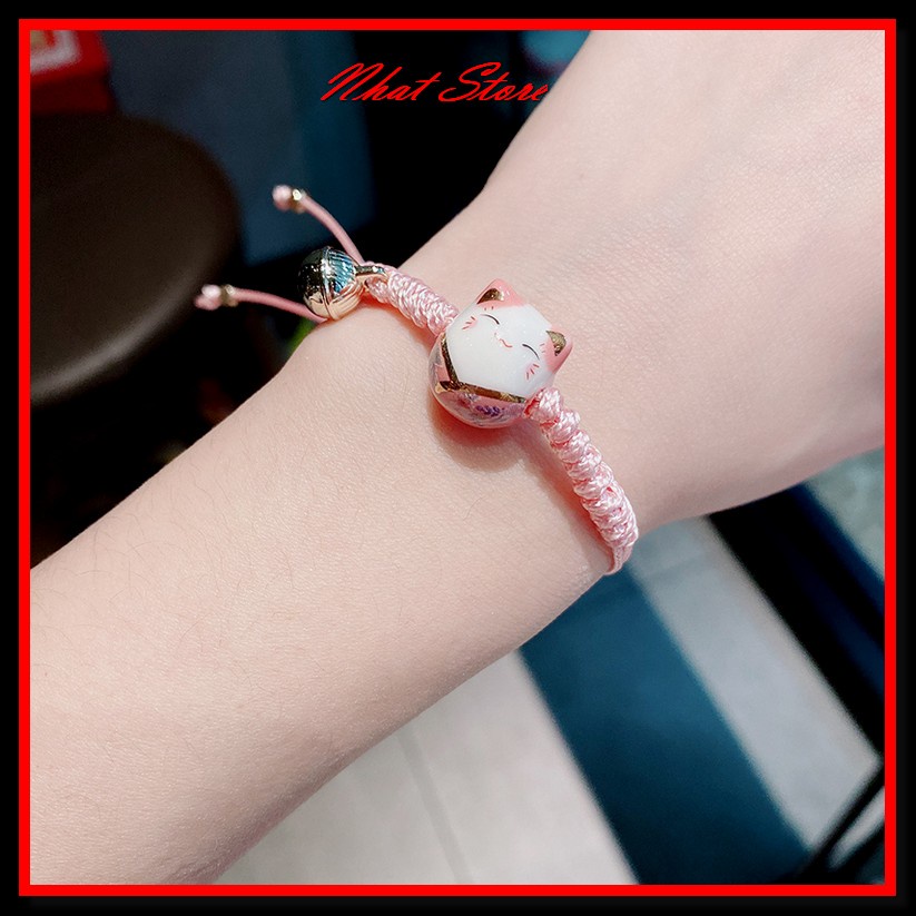 Vòng tay Mèo Thần Tài mèo may mắn - Vòng đeo tay VT04