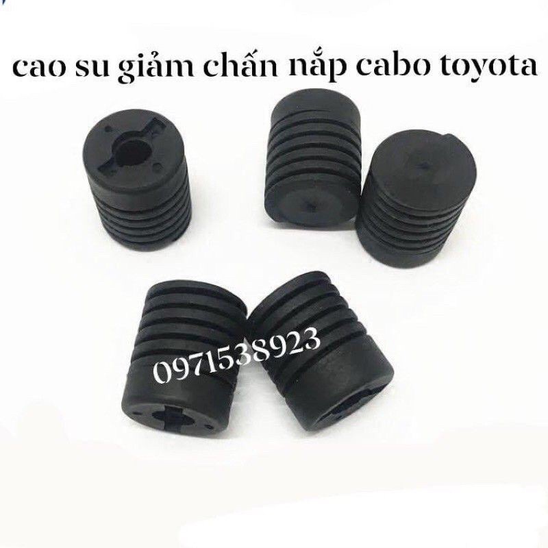Cao su giảm chấn nắp cabo toyota xịn chính hãng có hai loại.