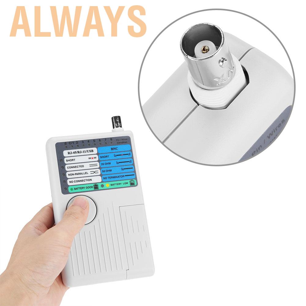 Bộ Thiết Bị Kiểm Tra Sạc Mạng Lan 4 Trong 1 Cho Máy Tính Utp Stp