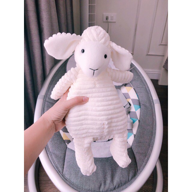 CỪU BÔNG TRẮNG ⚡️FREESHIP⚡️ Cừu Bông Trắng Ngộ Nghĩnh Cho Bé (Size 25cm - 40cm)