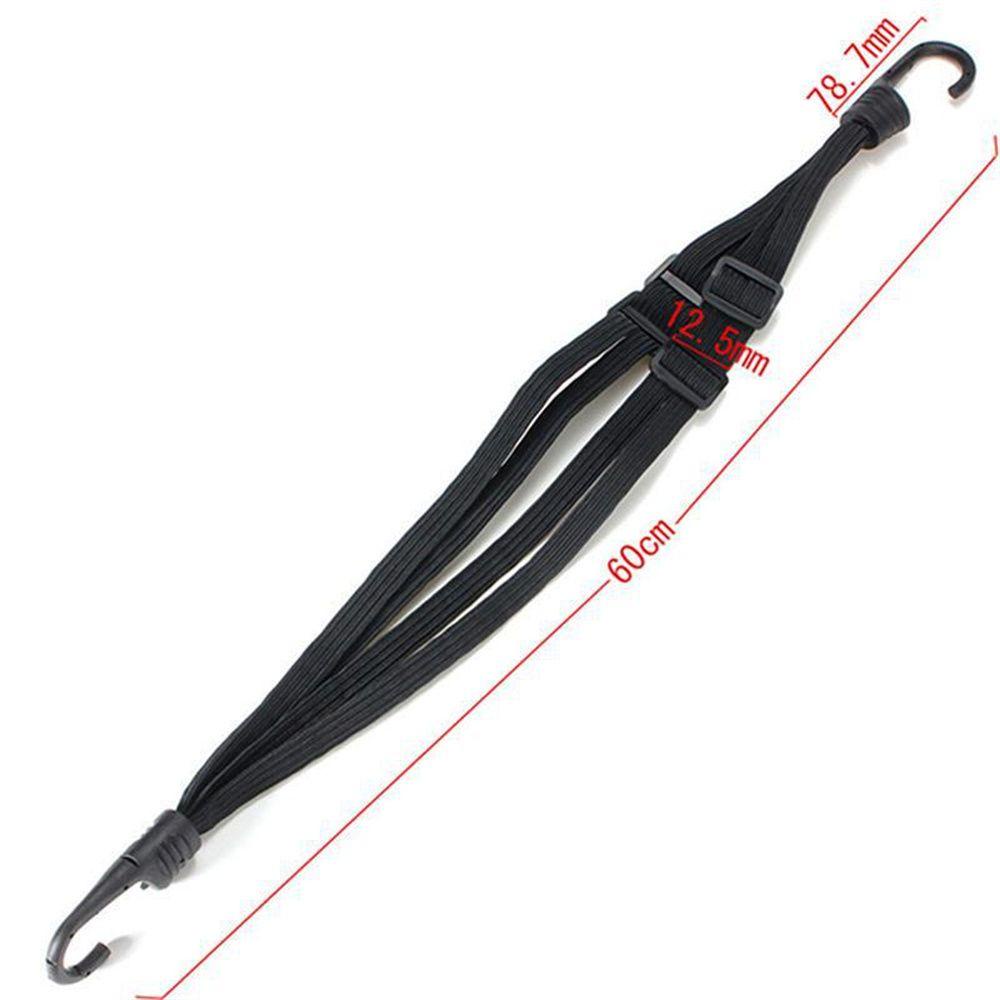 Dây Ràng Hành Lý 60cm Độ Co Giãn Cao Có Khóa Cài Tiện Dụng Cho Xe Máy