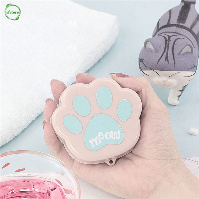 Cốc uống nước gấp gọn hình chân mèo dễ thương