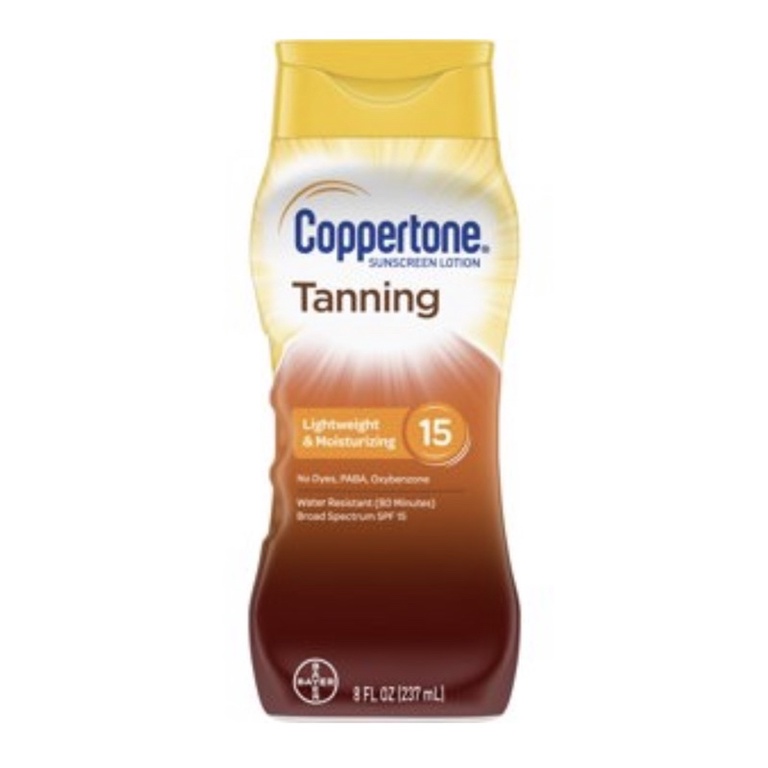 Kem chống nắng Coppertone Tanning spf 15 - 237ml
