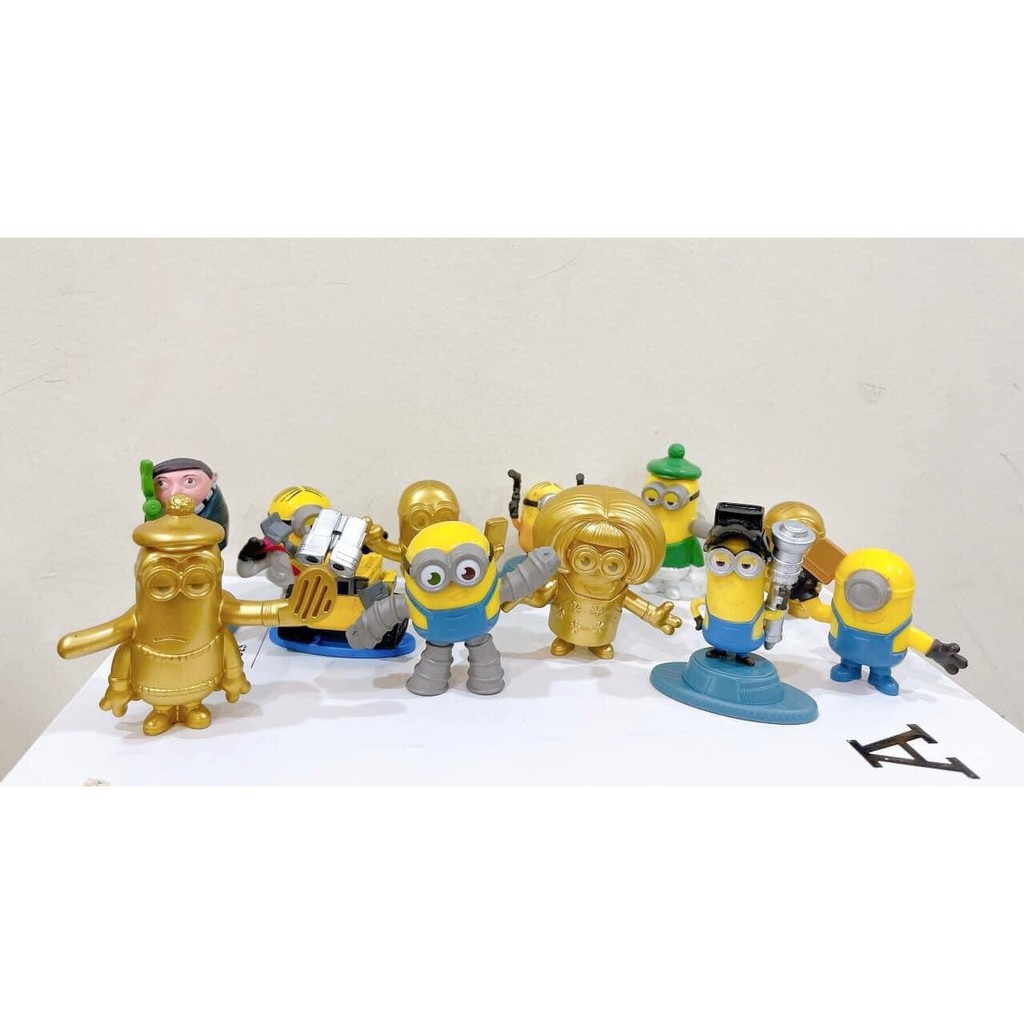 ĐỒ CHƠI SET 8 CON MÔ HÌNH MINION TINH NGHỊCH CHO BÉ