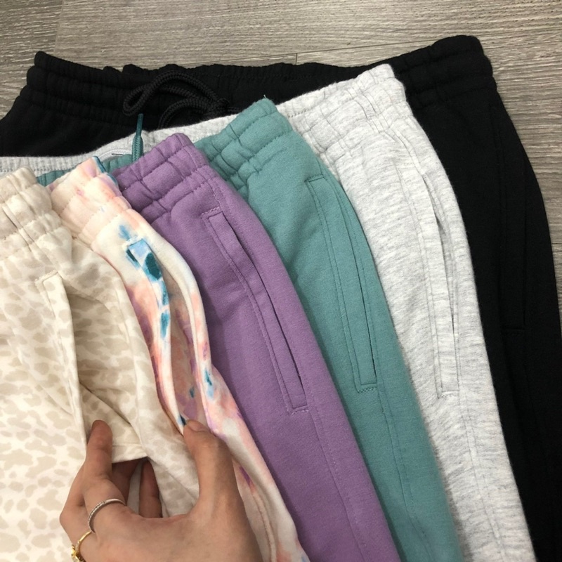 Quần jogger thun da cá mỏng, form rộng