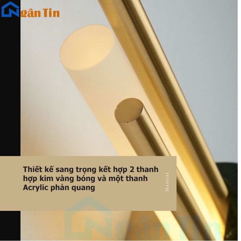 Đèn Led treo tường ốp tường trang trí trong nhà cầu thang cao cấp Led 8W 220V GT481 Ngân Tin