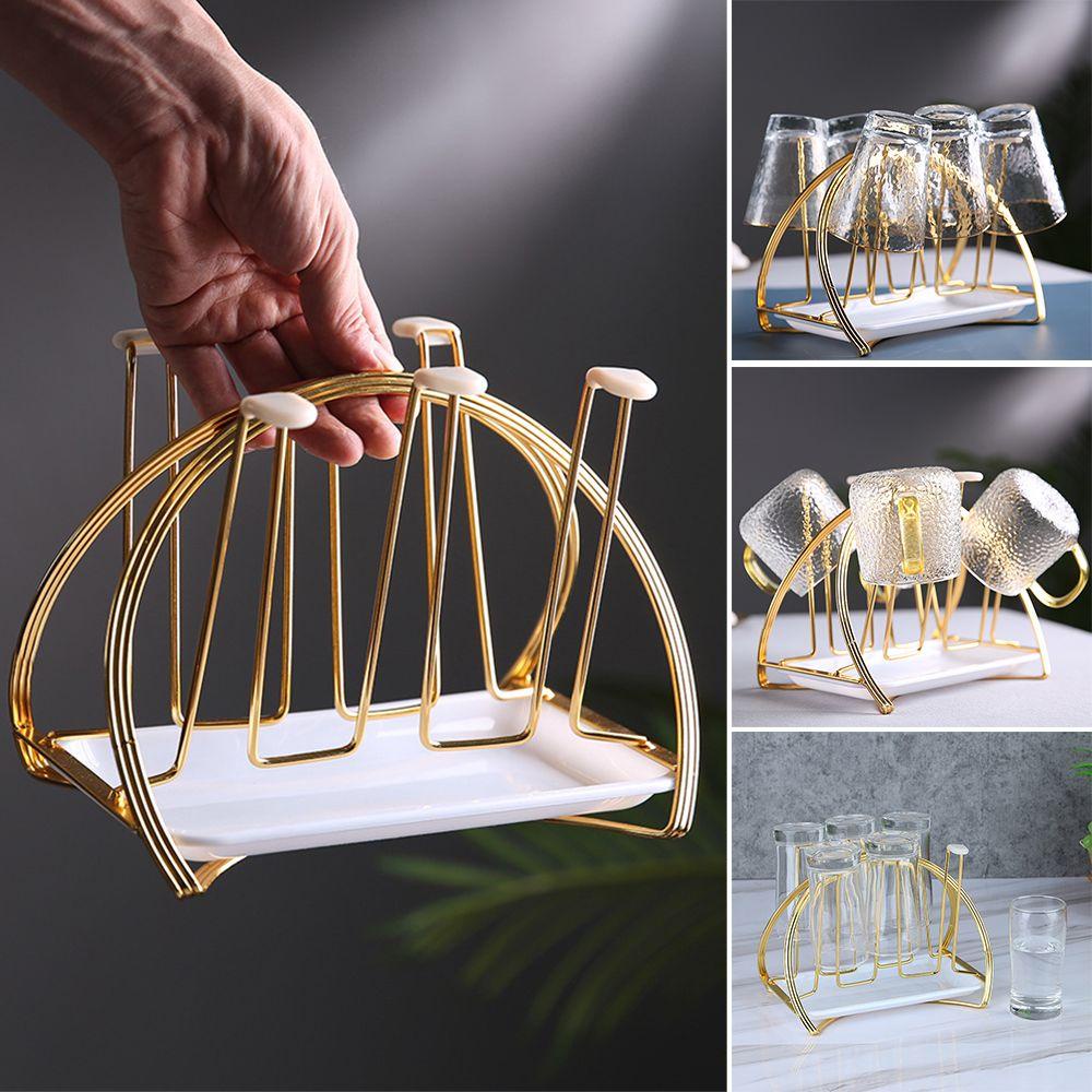 CONOPERY Giá Đỡ Cốc Cà Phê 6 Móc Tiện Dụng Cho Nhà Bếp