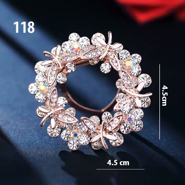 GOTI - Tag Ghim Cài Áo Váy Hình Hoa Đẹp Thanh Lịch, Phụ Kiện Trang Trí Dành Cho Nữ Cao Cấp ( Nhiều Mẫu) 04